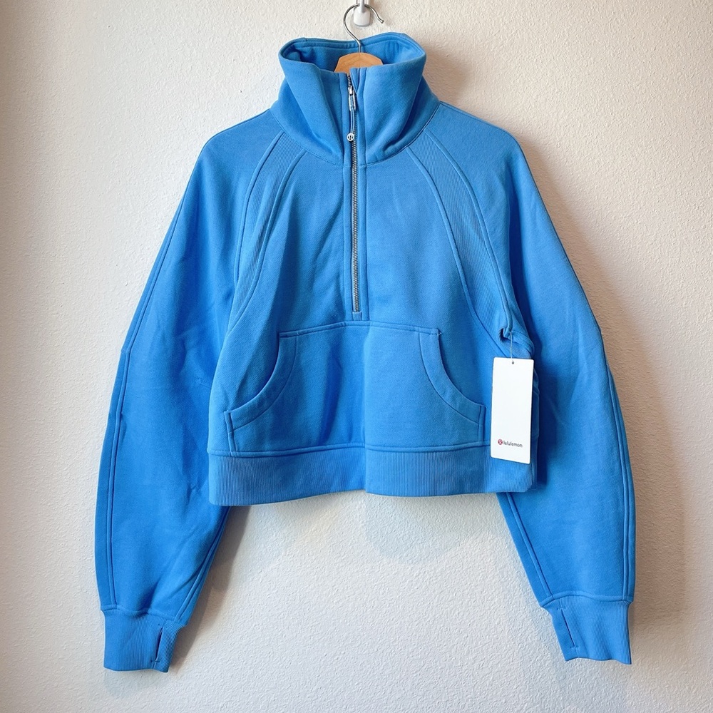 Lululemon Scuba Oversized Funnel Neck Aero Blue